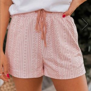 The Night Before Pink Isle Lounge Shorts